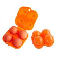 80hotegg box portable non slip pp 4 compartments egg storage container for outdoor camping