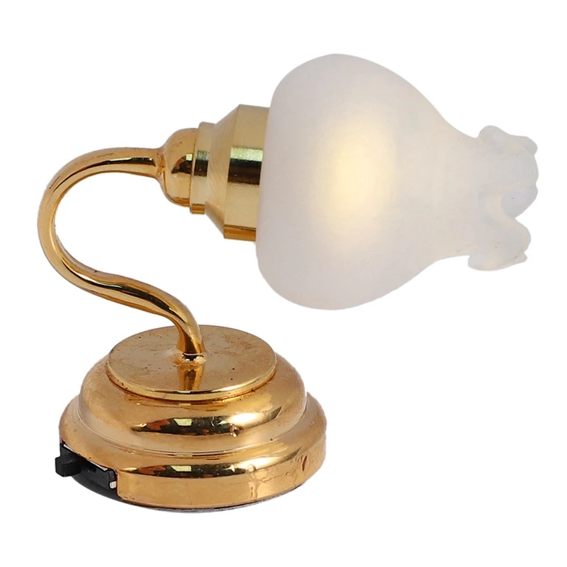 Цветочный Металл 1:12 кукольный домик миниатюрсветодиодный ная модель