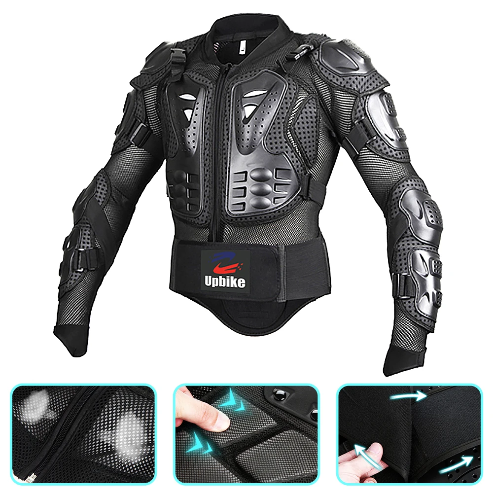 UPBIKE Мотогонки боди армированный защитный черепаха куртка Мотокуртки +