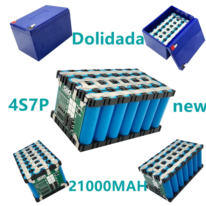 

New 4S7P 21ah 14.8V, with 30A BMS high-power lithium-ion inverter, can be used in electric bicycles, etc.