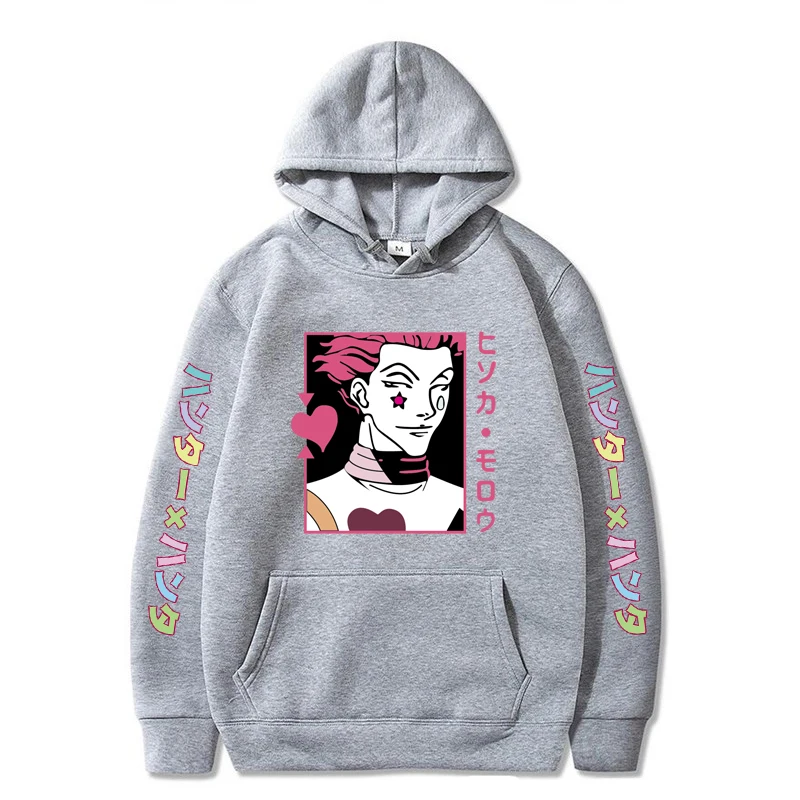 

Hunter X Hunter Men Hoodie Hisoka Cosplay Sweatshier Anime Kurapika GON FREECSS Hoodie Fashion Pullover Male