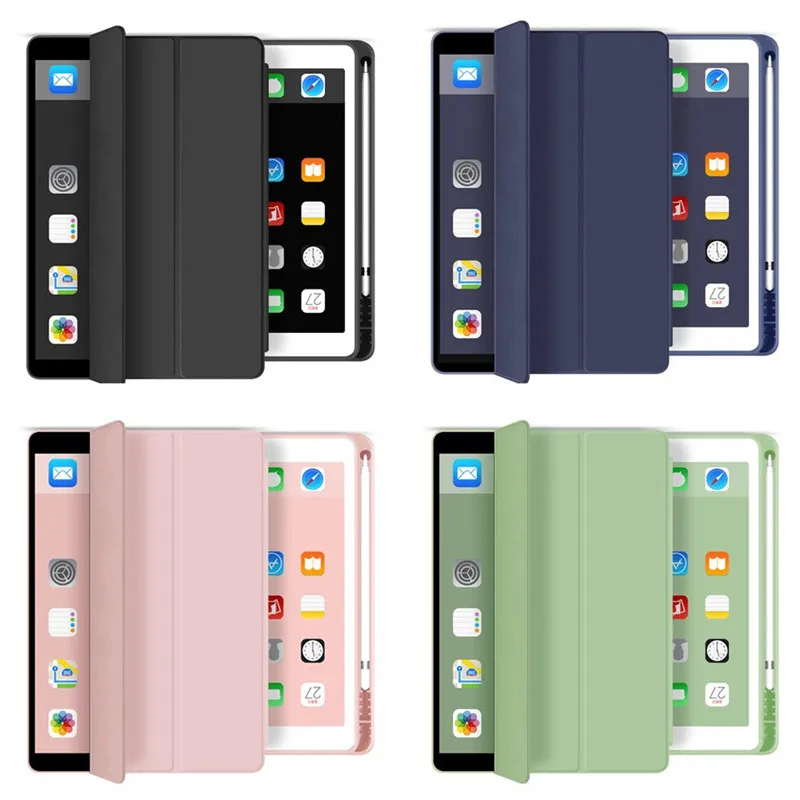 Тонкий чехол для планшета ipad 10 2 2019 Apple iPad 7 7th &quotA2200 A2198 A2197 защитный с ручкой|Чехлы
