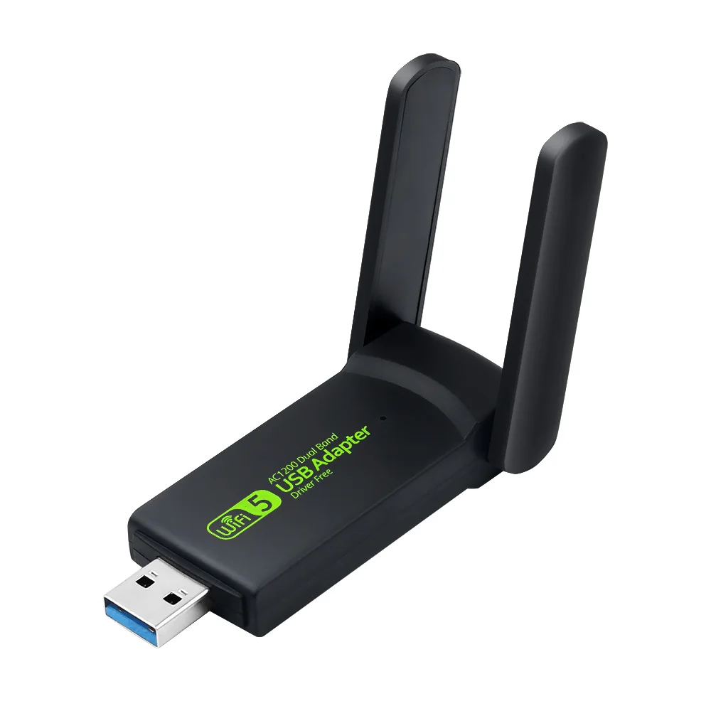 USB 3.0 Wi-Fi карта 1200 Мбит / с беспроводной двухдиапазонный USB-адаптер для ПК сетевой