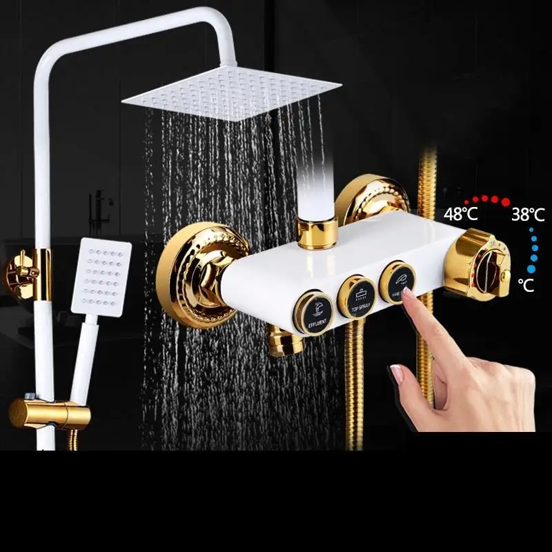 

Salle Bain Regadera Electrica Regendouche Doccia Preto Conjunto De Banheiro Douche Eletrico Chuveiro Ducha Bathroom Shower