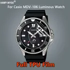 10 шт для объектива с оптическими зумом Casio MDV-106 MDV106 светящиеся часы для дайвинга ультра чехлов из термопластичного полиуретана (TPU) гидрогель пленка Экран протектор-не калёное Стекло