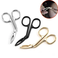 hot sale practical eyebrow tweezers face hair removal make up scissors durable metal cosmetic trimmer eyelash clipper for beauty