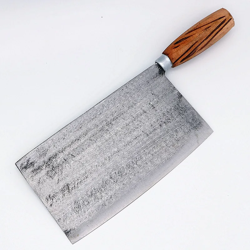 

Hand forging iron dish knife household knife adhering to the traditional forging process chopping dual-purpose slice knife