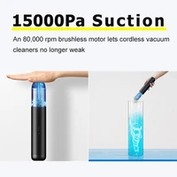 baseus 15000pa car vacuum cleaner wireless mini car cleaning handheld vacum cleaner w led light for car interior cleaner