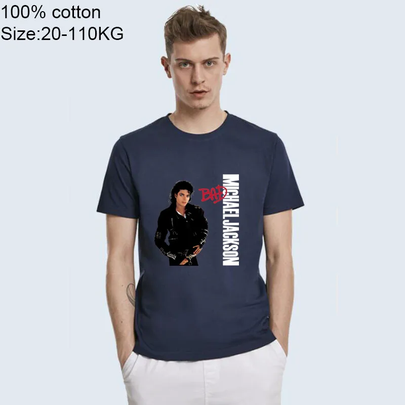 Майкл плохой Футболка Для мужчин марка NEW FASHION Hi Street Триллер Homme Джексон в стиле