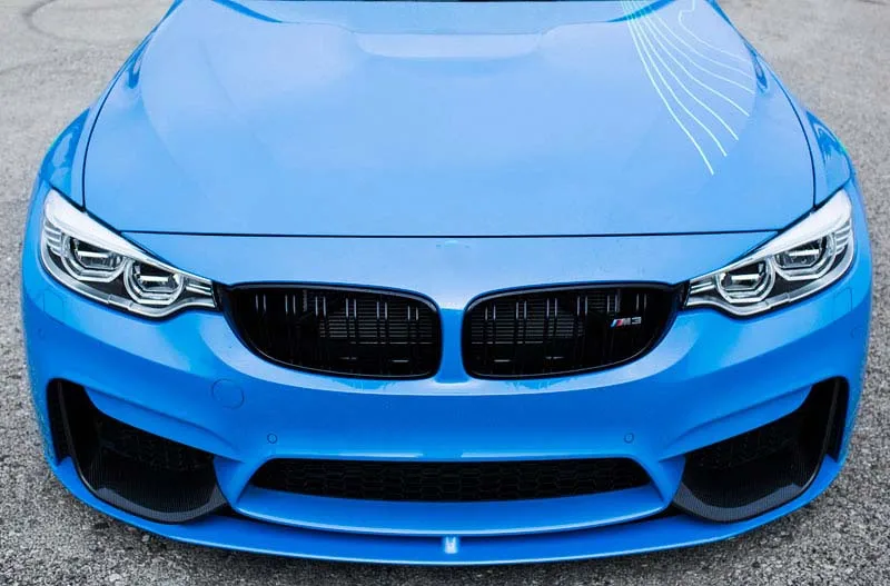 M-P Style Carbon fiber Front Bumper Lip Spoiler Splitter Fit For BMW F8X M3 M4 | Автомобили и мотоциклы