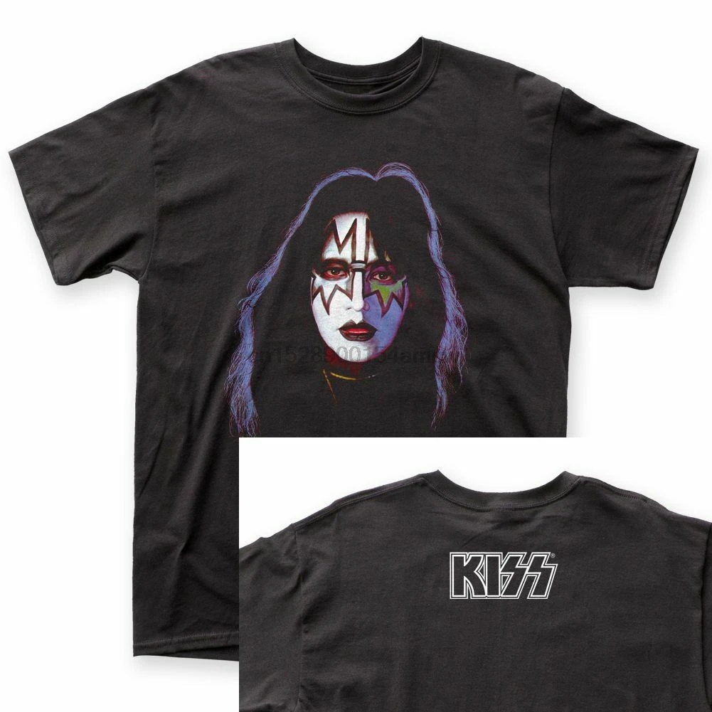 KISS Ace Frehley Face Spaceman гитара хард рок группа футболка | Мужская одежда