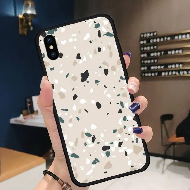 

Terrazzo seamless pattern aesthetics Phone Case for iPhone 11 12 pro XS MAX 8 7 6 6S Plus X 5S SE 2020 XR