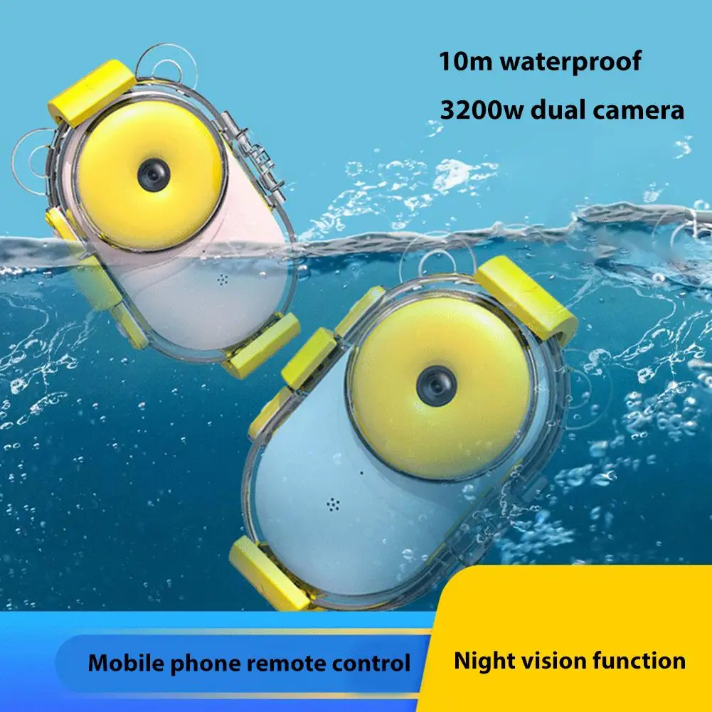 Kuulee детская камера Мини DSLR цифровая смайлик затвор водонепроницаемый оптический