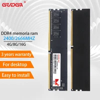 gudga memory ram ddr4 16gb memoria ram dimm ddr4 8gb 2666mhz 1 2v ram for desktop computer memoria ram 1 2v 288pin desktop ram