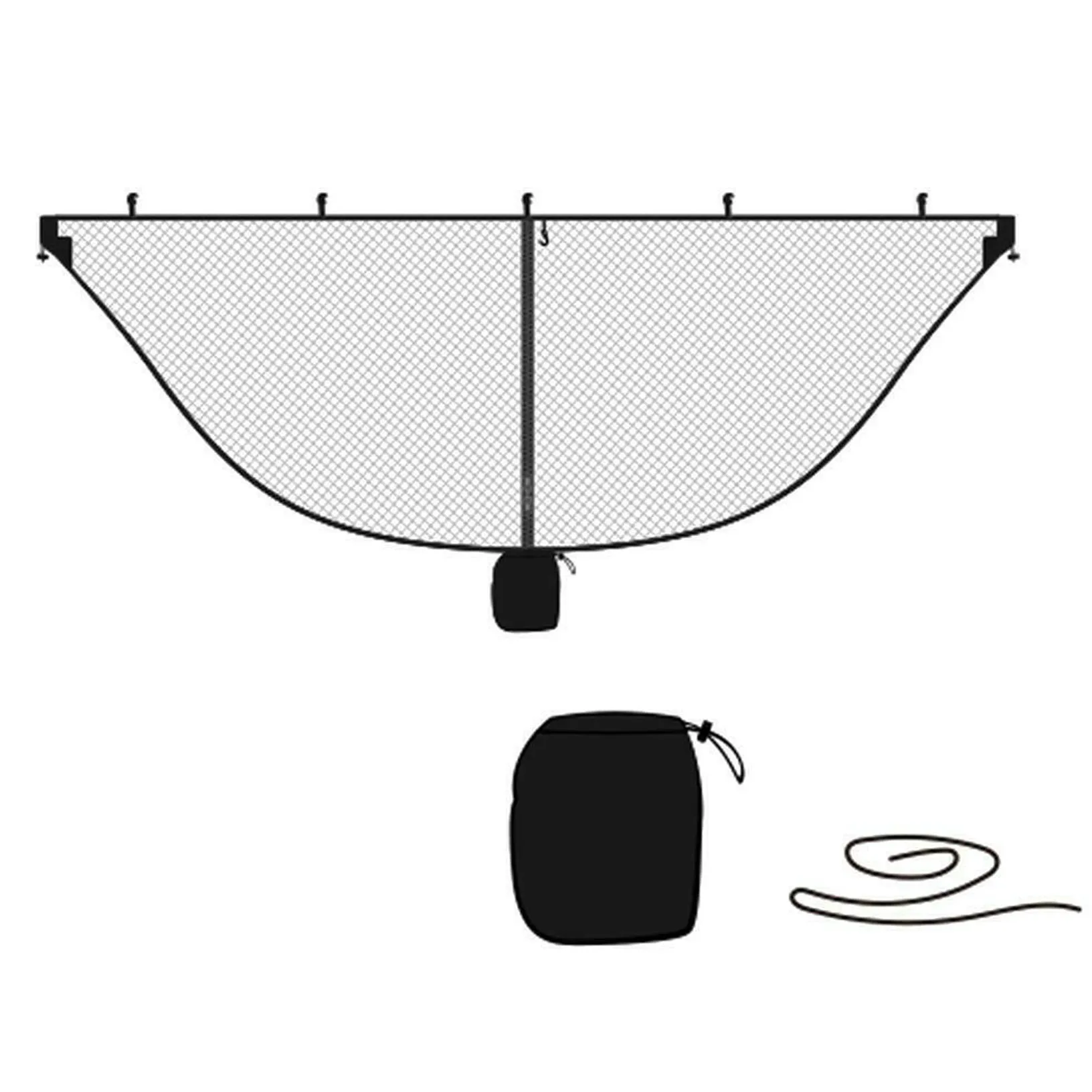 Портативный двойной гамак москитная сетка для гамака подвесная кровать