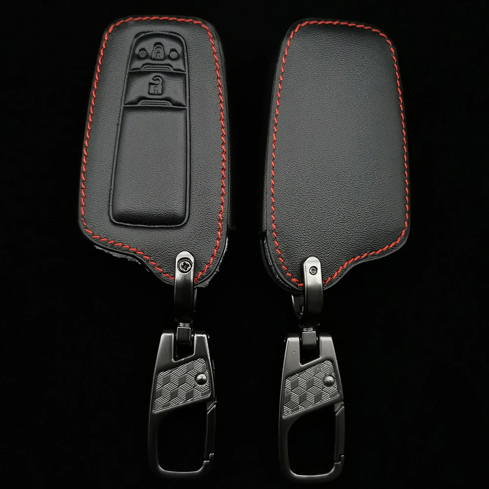 

Car Styling Key Cover For Toyota Rav4 Corolla Camry Crown Prado 2 Button Remote Control Smart Shell Key Case Accessories