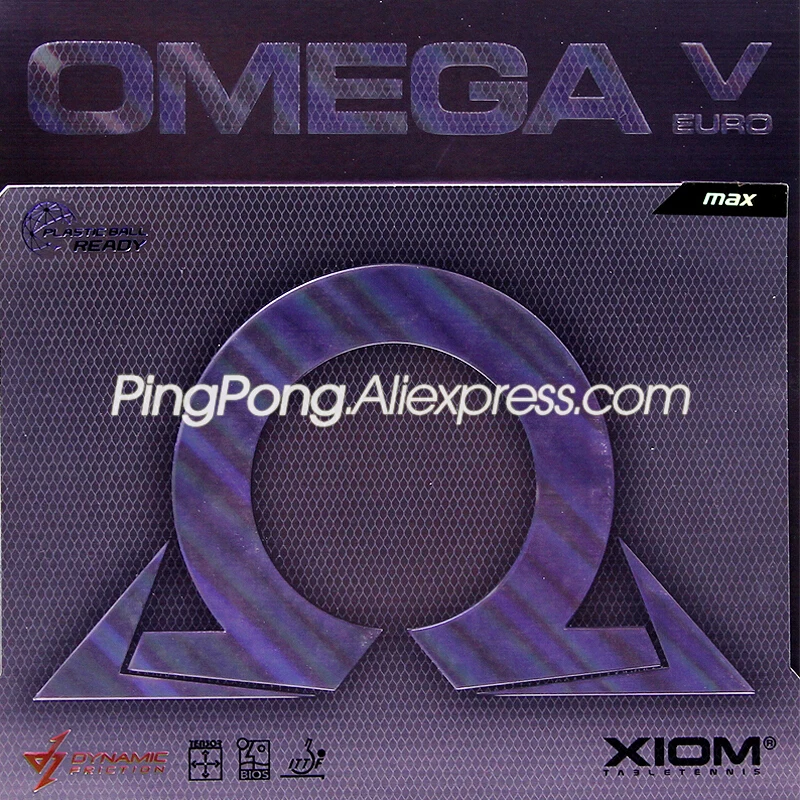 Резиновая губка XIOM OMEGA V для европейского тенниса оригинальная пинг понга Omega / 5