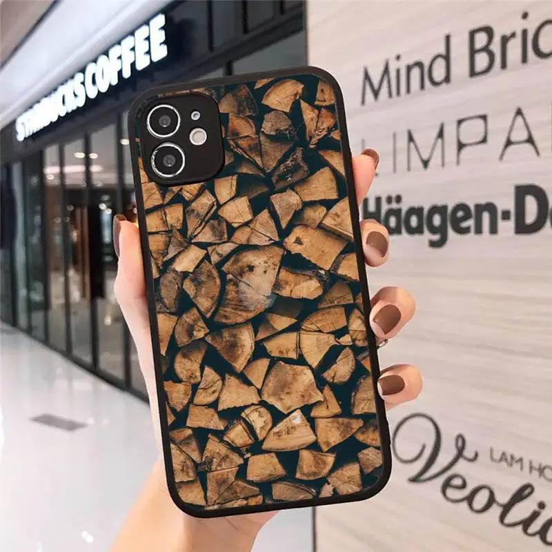

Wood background art Phone Case Matte Transparent for iPhone 7 8 11 12 s mini pro X XS XR MAX Plus cover funda