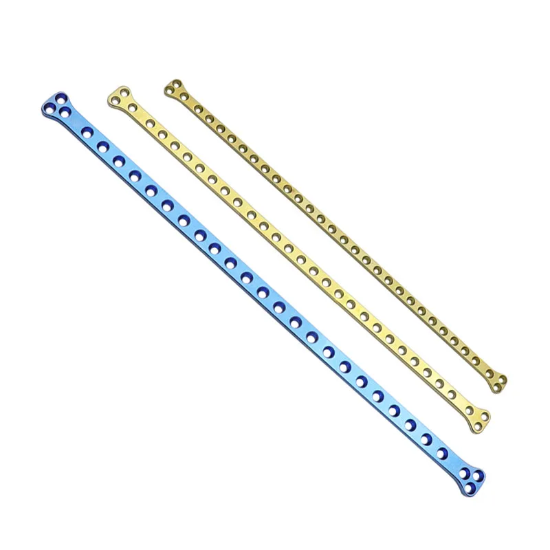 

1PC 1.1 / 1.5 / 2.0 / 2.4mm Screw Hole Titanium Alloy Tailorable Locking Plate Pet Small Animal Bone Plate