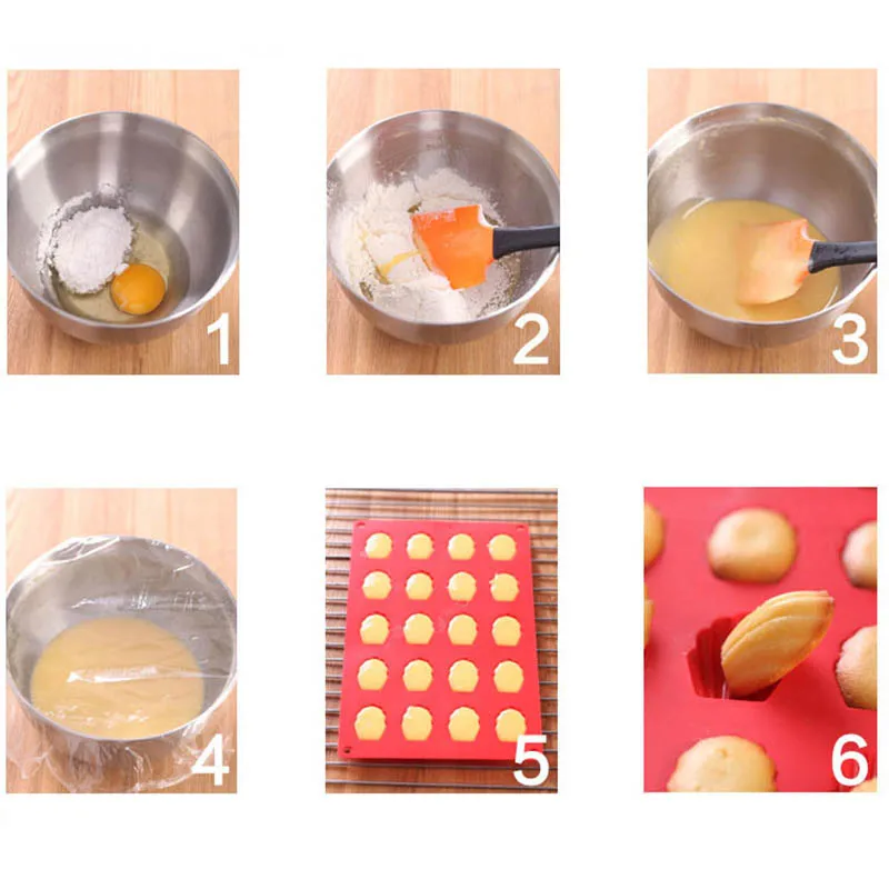

9/18 Hole Shell Shape Mould Madeleine Silicone Cake Mould Silicone Baking Pan Mould Bakeware Cookie DIY Mold Kitchen Accessories