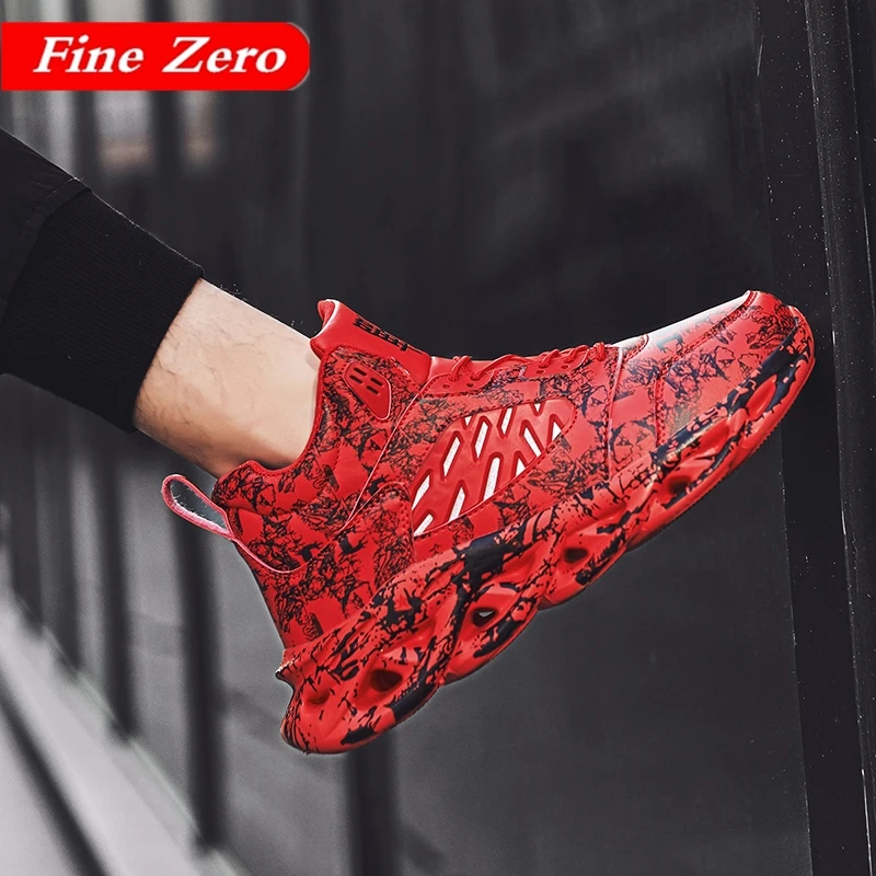 

New Street Trend Hip-hop Basketball Shoes Men's Sports Shoes Mixed Color Outdoor Basketball Sneakers Traning Jordan Basket Shoes