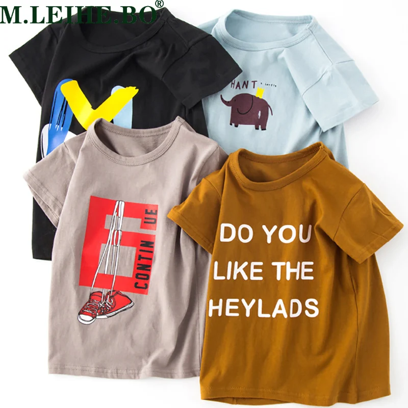 

Children's Short Sleeve T-shirt Cotton T-shirts Boy Kid Boys Girls Tops Shirts Children's Tshirt Summer Tshirts 2-8Years