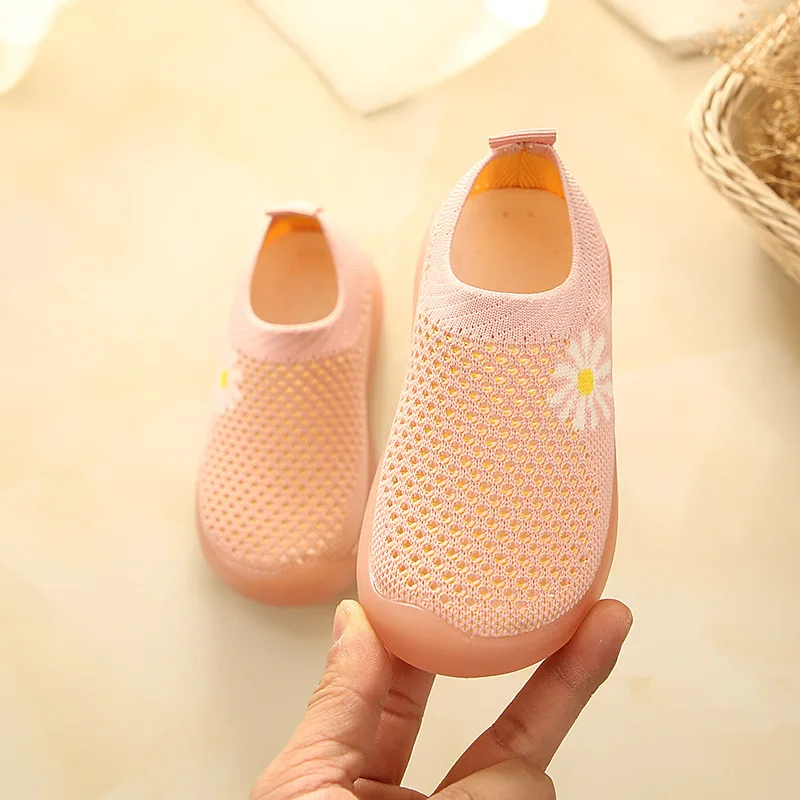 Летняя детская дышащая обувь из сетчатого материала Спортивная на каждый день в