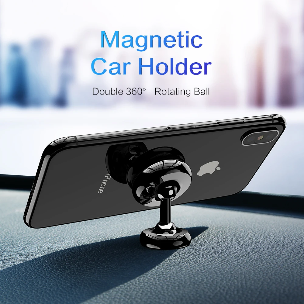 floveme car phone holder 720 degree rotate phone holder in car magnetic support for iphone 12 11 pro universal phone accessories free global shipping