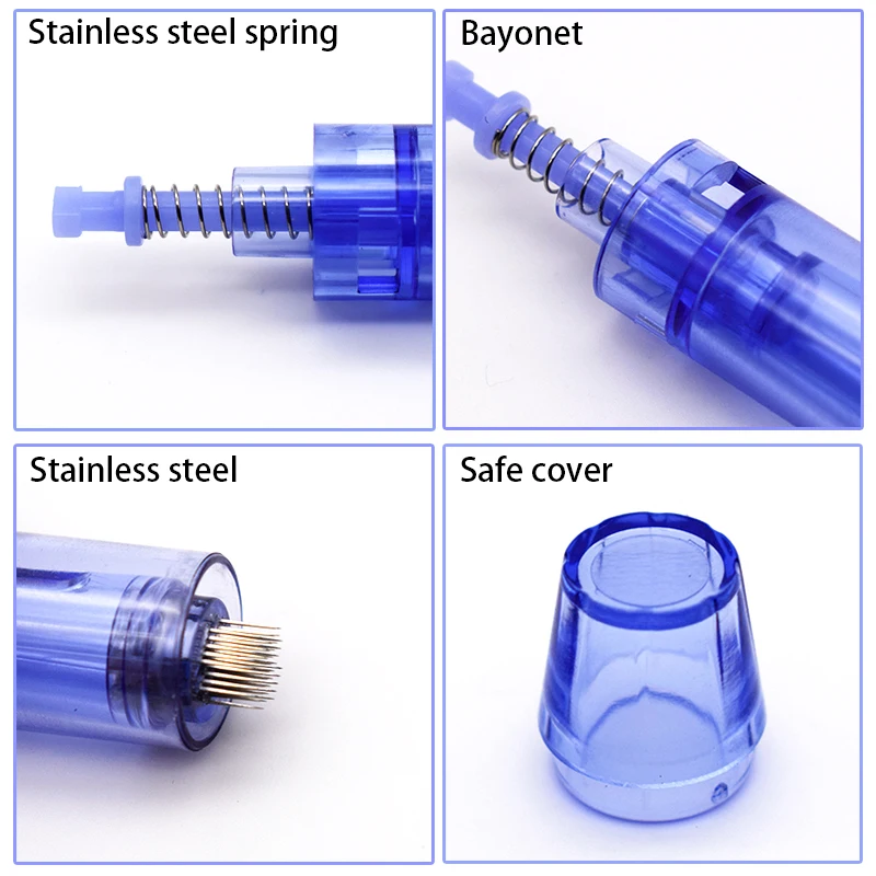 25 шт./упак. электрическая Дерма Ручка иглы картриджи 9/12/36/42/нано контактный