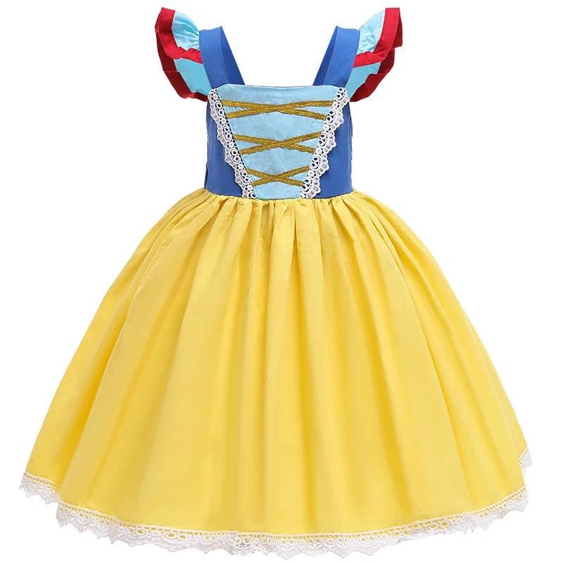

Princess Snow White Dress for Girls Prom Princess Dress Children Halloween Birthday Party Dresses Kid Cosplay Costumes Ball Gown