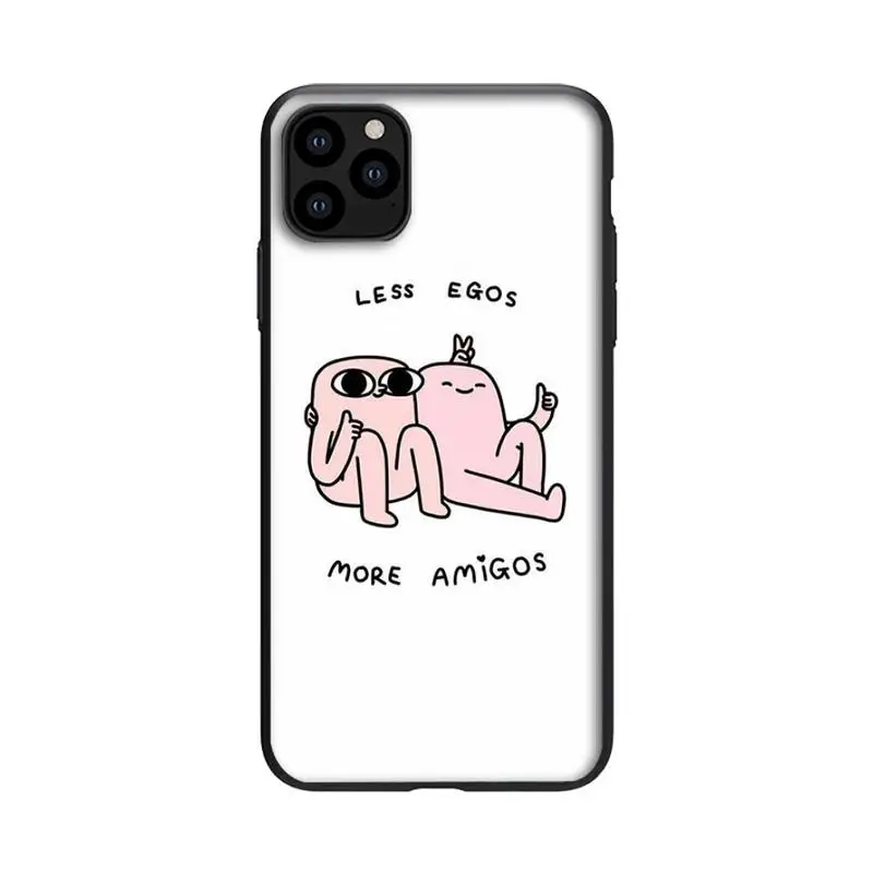 

Cartoon Funny big eyes ketnipz Phone Case For Black-Iphone 5s 6 6s 7 8 11 12 X Xs Xr Pro Plus Max Mini Fundas Cover