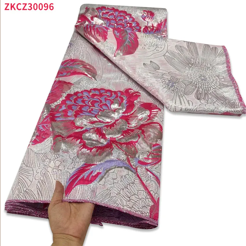 

African mesh lace fabric jacquard lace suitable for ladies dress ZKCZ30096