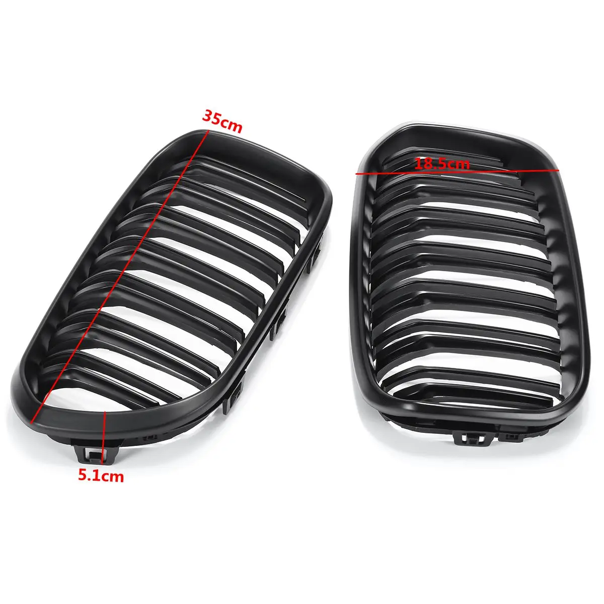 Глянцевый/матовый черный M Цвет 1/2 планка Замена автомобиля передний бампер