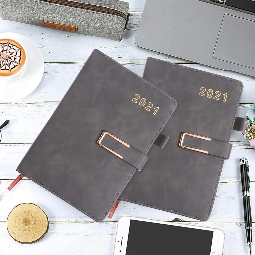 

1Pc 2021 Yearly Planner Schedule Book Daily Planning Notepad Journey Book