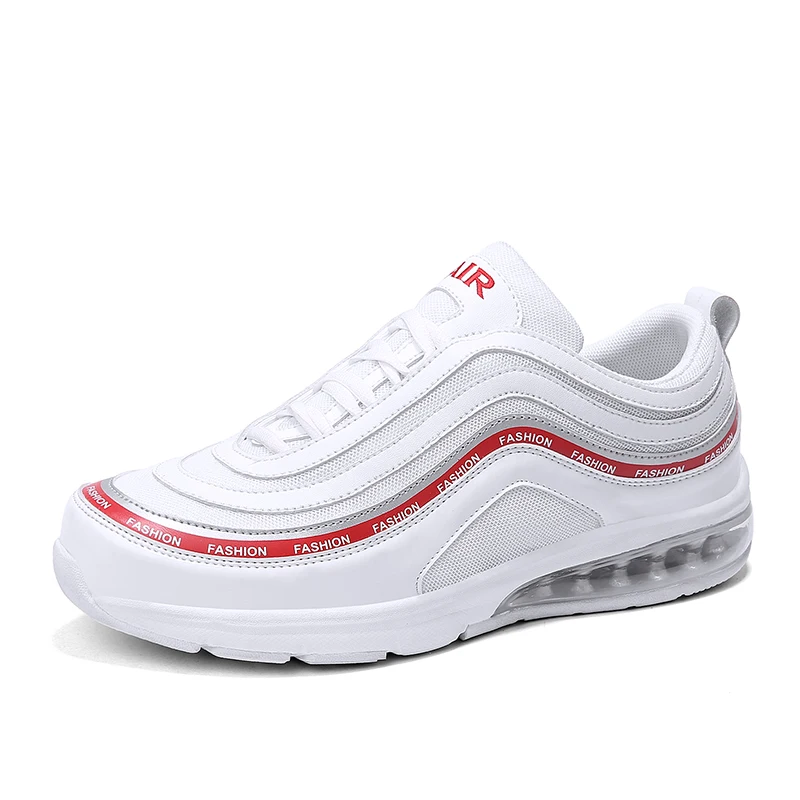 Брендовая новая спортивная обувь для мужчин дышащая износостойкая с сеткой на