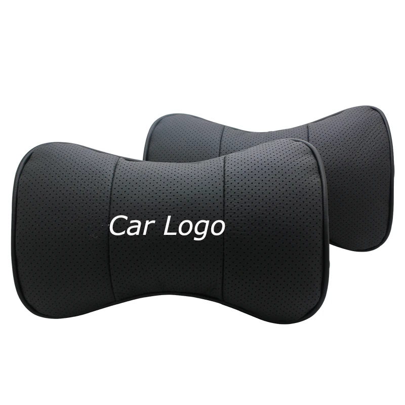 

Neck Pillow For Tesla Model 3 Model X Model S Y Genuine leather Car Seat Headrest Cushion Head Rest Auto Interior accessories