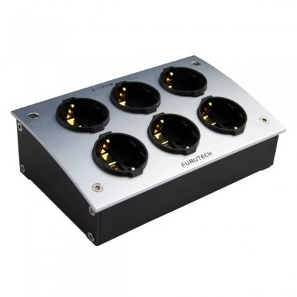 FURUTECH дистрибьютор питания с 6 портами родиевым/позолоченным разъемом