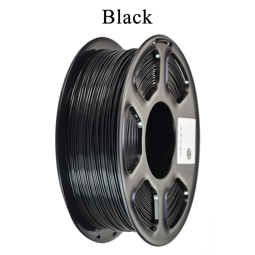 Black PETG 5 шт. 1 кг 2.2LB 1,75 мм ПЭТГ 3D-принтеры нити для 3D-принтеры рисунок 3d-ручка MakerBot RepRap, для домашнего использования, по ограничению на использование опасных материалов в производстве - Цвет: Black PETG