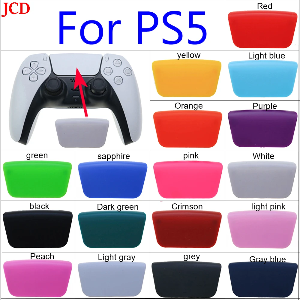 

JCD 1 pcs Color Plastic Replacement Touchpad Soft Touch Custom Part Touch Pad for Sony DualSense 5 PS5 Controller