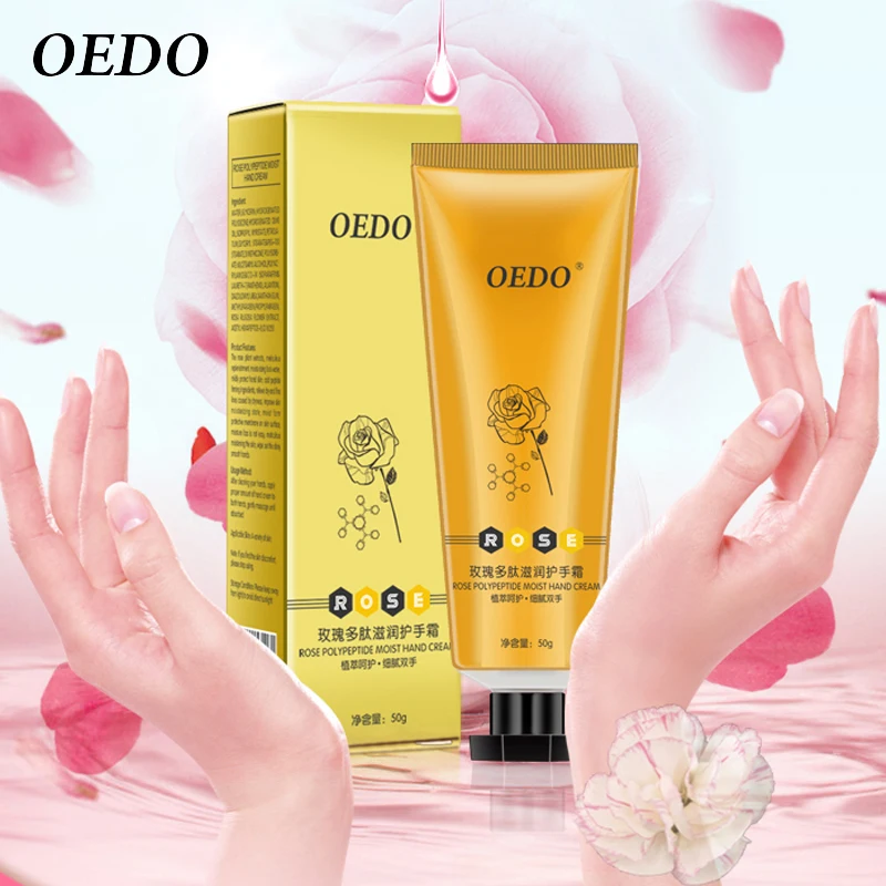 

OEDO Rose Polypeptide Moist Hand Cream Anti chapping Anti Aging Whitening Moisturizing Nourishing Hand Care 30g
