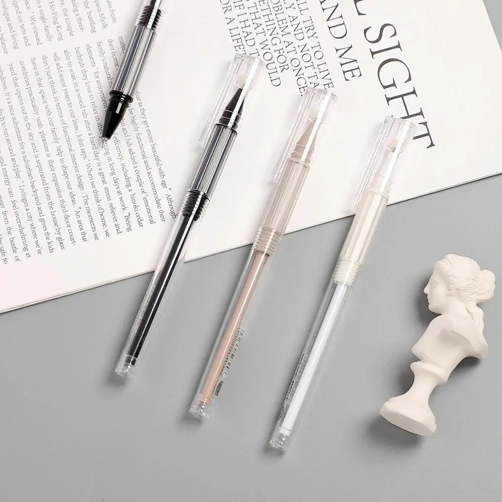 1 шт. креативные простые быстросохнущие гелевые черные чернила для ручки ручка