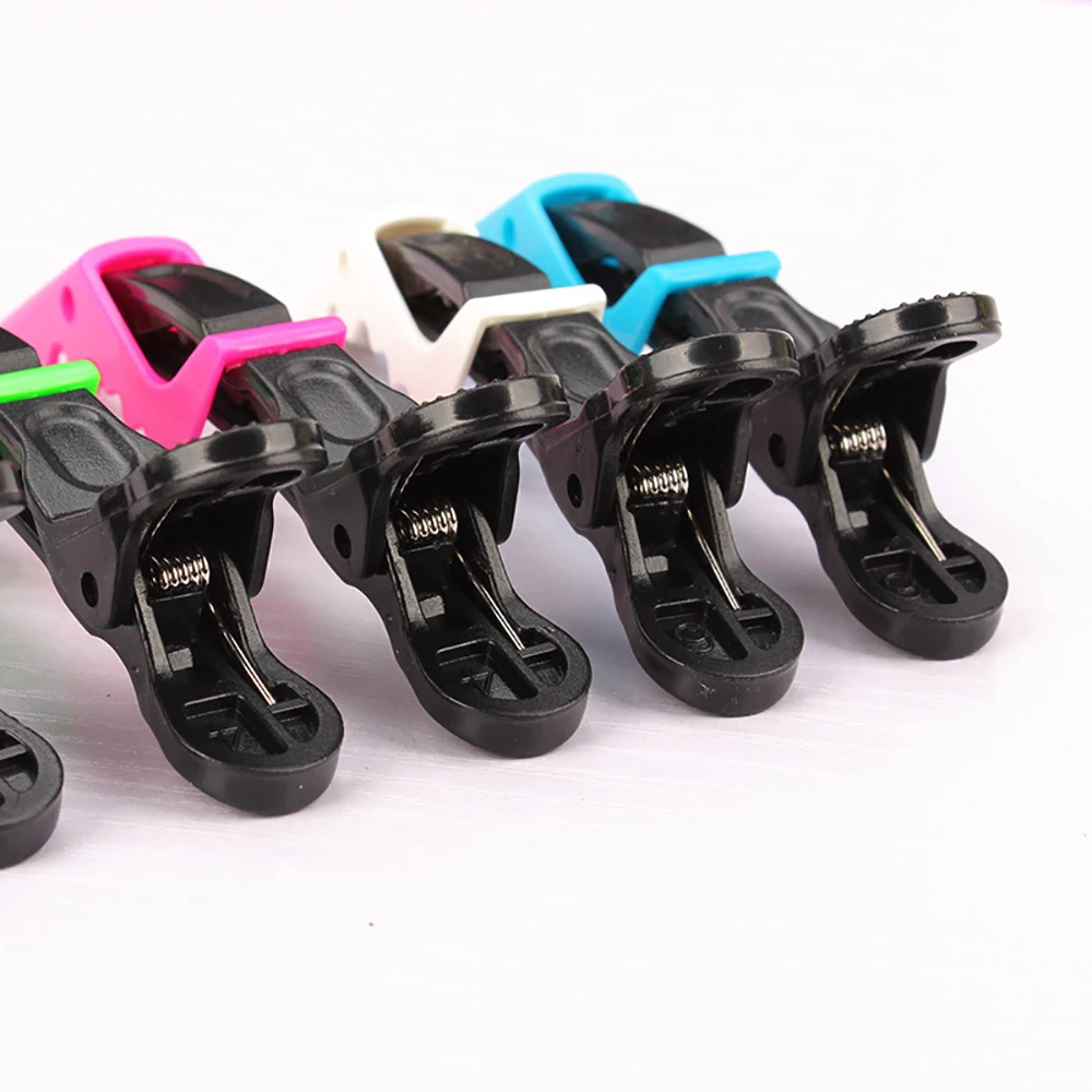 

6pcs Alligator Bow Hair Clips Plastic Salon Hair Cutting Extension Barrettes DIY Tool Mixed Color Hair Styling Accessories