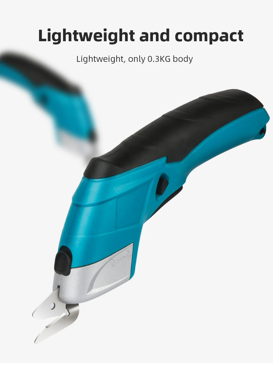 

Electric Scissors 3.6V Cordless Sewing Scissors USB Charge Wireless Electric Power Tool Cutter for Leather Fabric Cloth