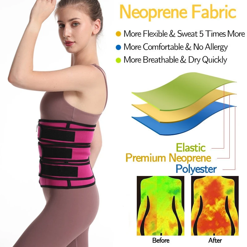 

Waist Trainer Corset Trimmer Belt Waist Cincher Body Shaper Slimming Sports Girdle Waist Trainer for Women XL