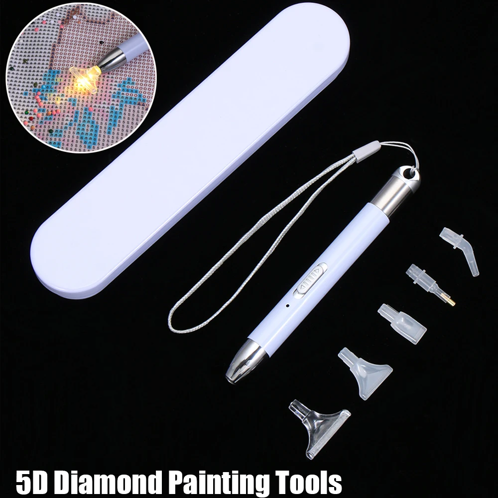 Новинка светильник ящиеся точечные ручки 2 режима вышивка крестиком 5D инструмент