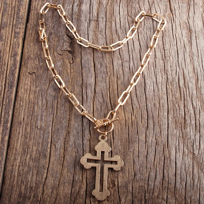 Модное ожерелье чокер RH массивное в стиле хип хоп массивная цепь золотого цвета