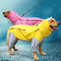 large dog clothes raincoat waterproof dog suits dot rain cape pet clothing for big dogs hooded jacket poncho pet rain coat