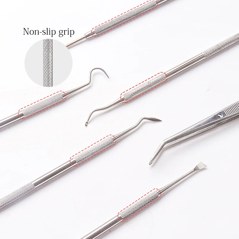 

Tooth Cleaning Tools Dental Mirror Sickle Tartar Scaler Teeth Pick Spatula Dental Laboratory Equipment Dentist Gift Oral Care