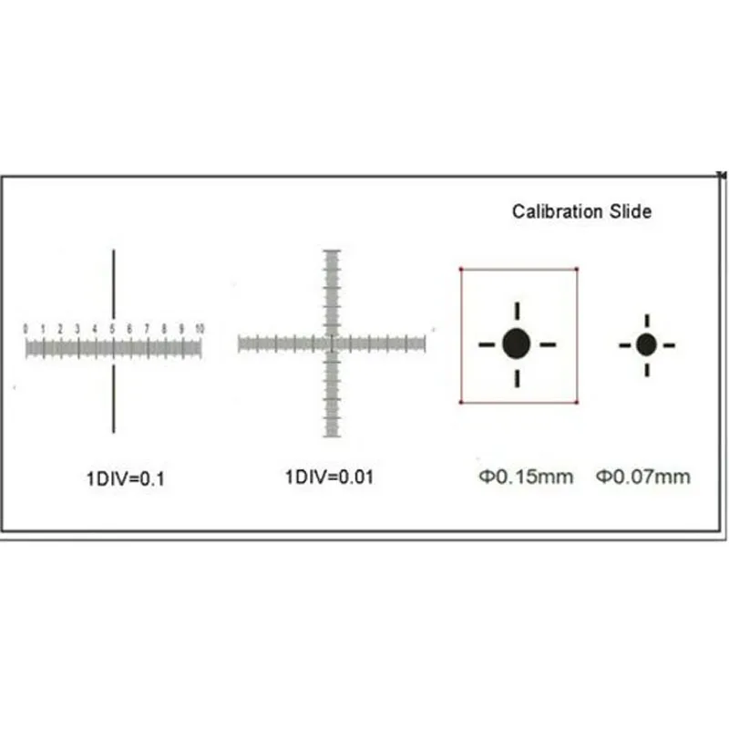 Сценический микрометр калибровочный слайд для микроскопа | Инструменты