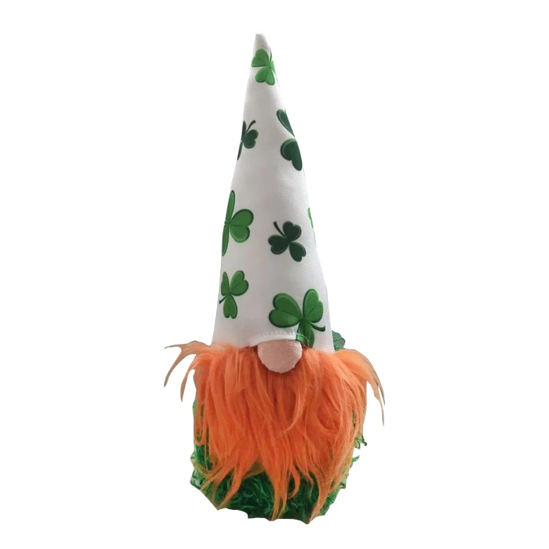 

Boys And Girls St-Patrick's Day Clover Gnome Doll Plush Doll Irish Festiva Day Spring Party Home Decorate